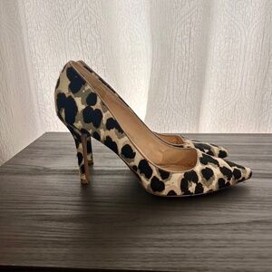 Leopard high heels